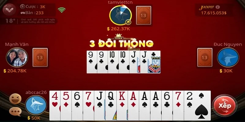 Cách tính thắng thua trong tiến lên miền Nam 8xbet